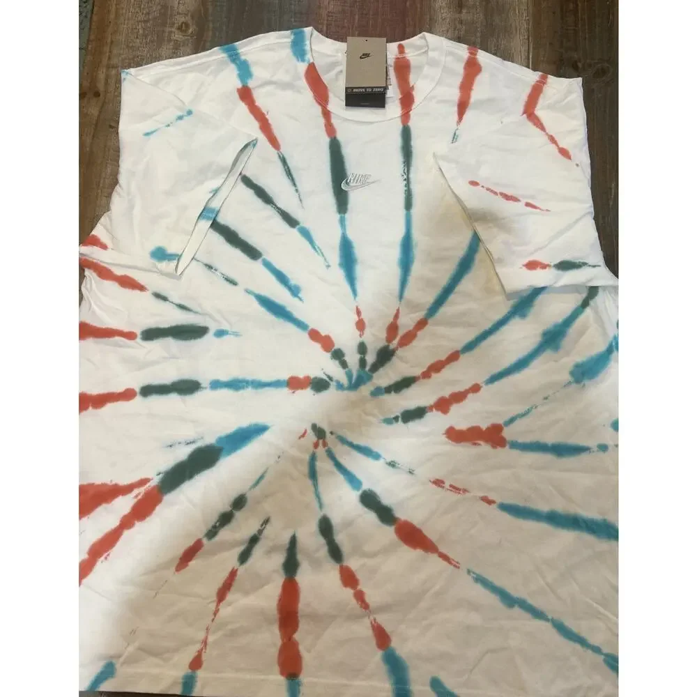 Nike Sportswear Premium Essentials Sz XXL Max90 T-Shirt FV3780-133 Tie Dye